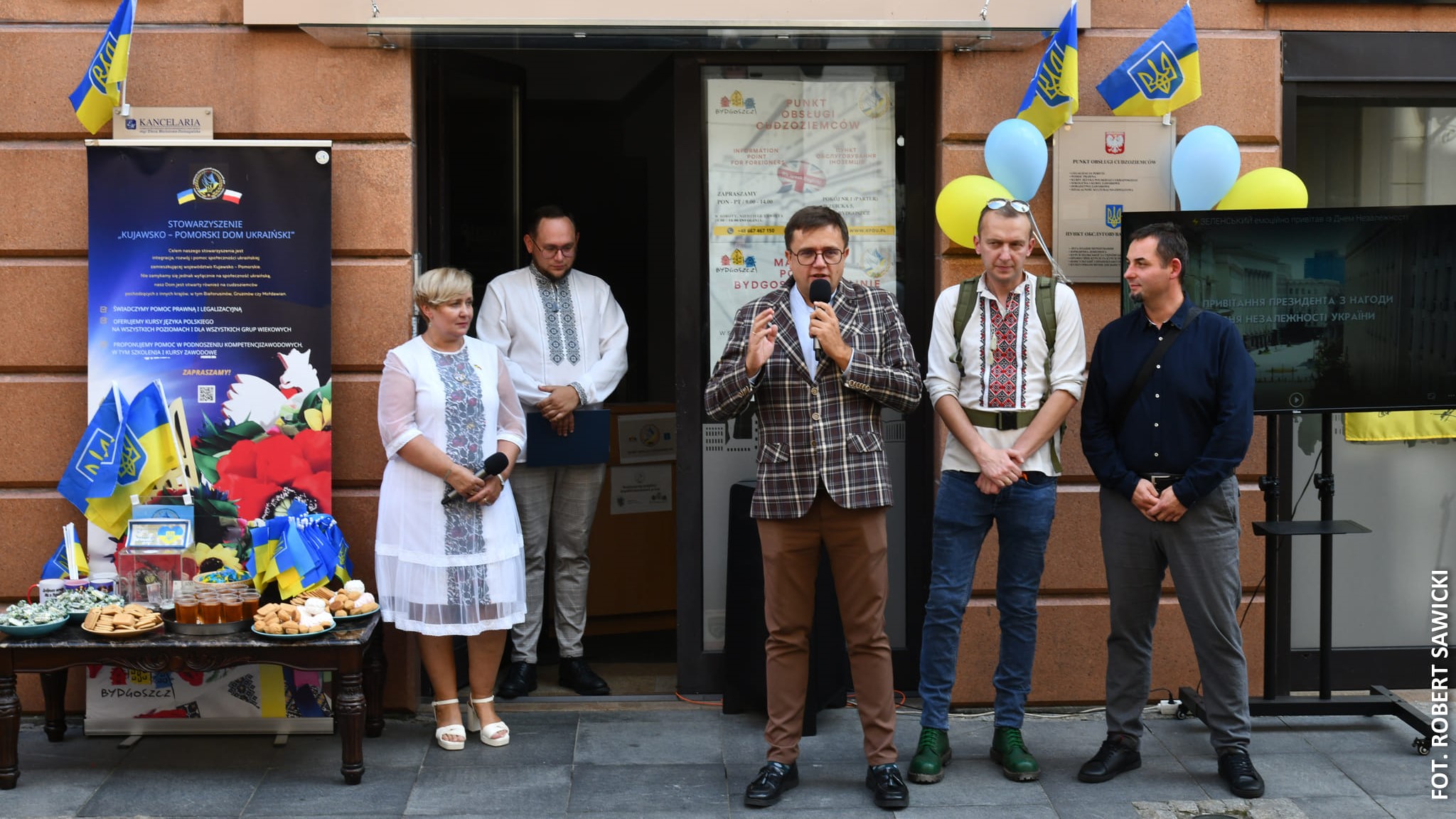 Fundacja Chcepomagam Wspiera Dzień Niepodległości Ukrainy w Bydgoszczy