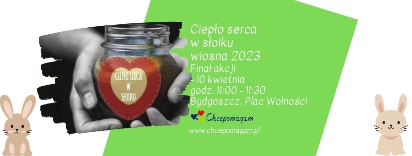 dłonie trzymające słoik z logo akcji - edycja marzec 2023
